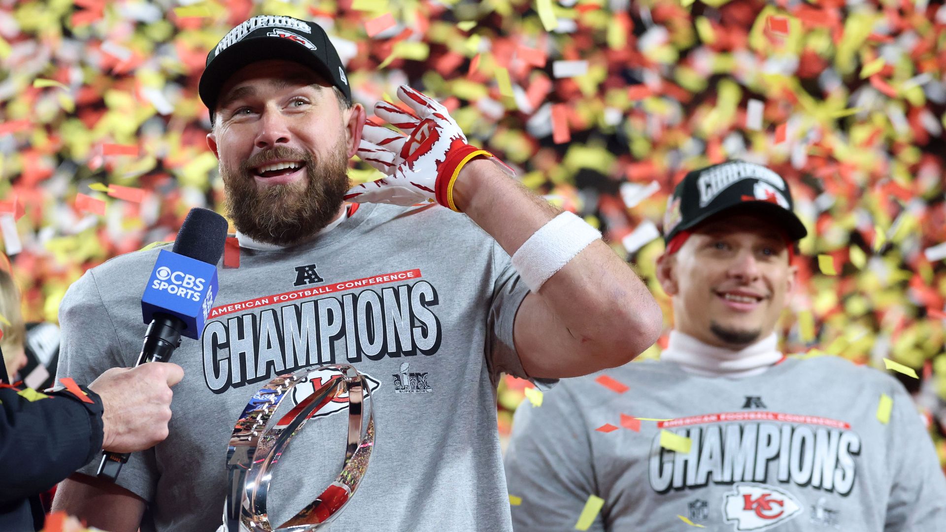 Chiefs’ Stars Mahomes and Kelce React to Trump Attending the Super Bowl News [WATCH]