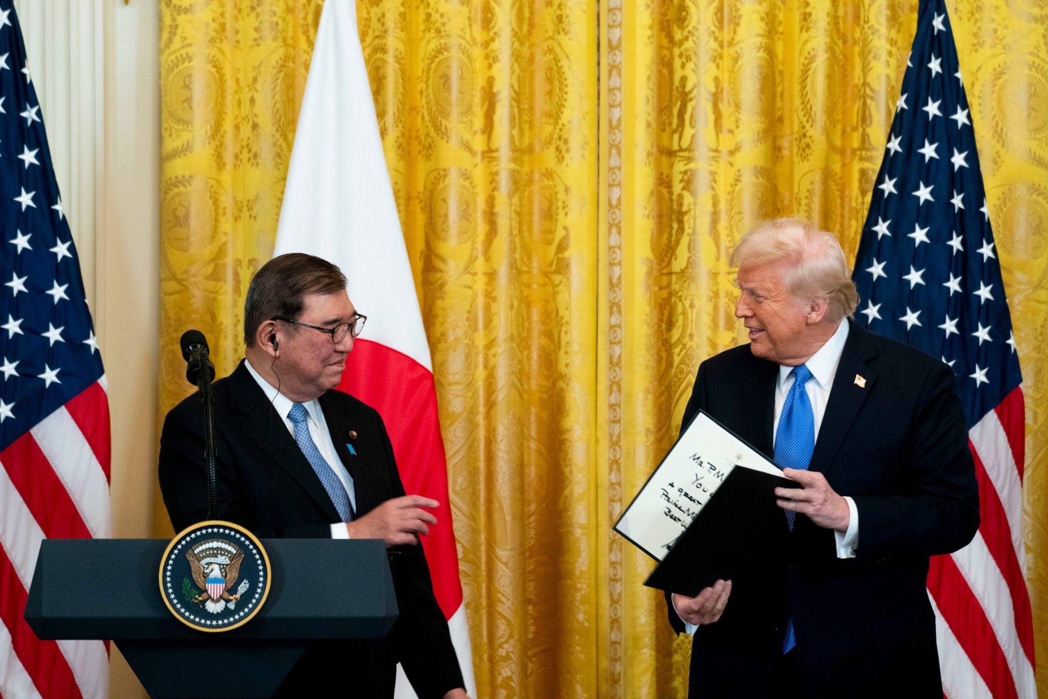 Japan’s Ishiba shows how to work with Trump in first summit
