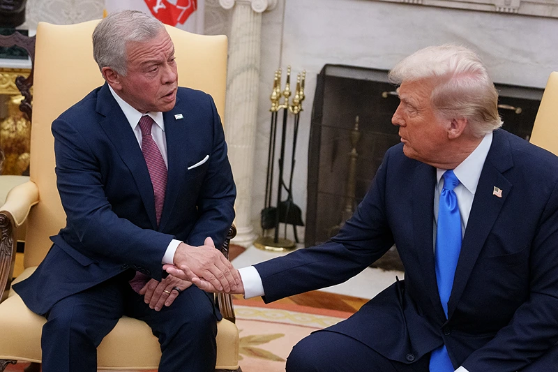 Trump Hosts Jordan’s King Abdullah II, Putting More Pressure On Arab Nation To Take In Palestinians