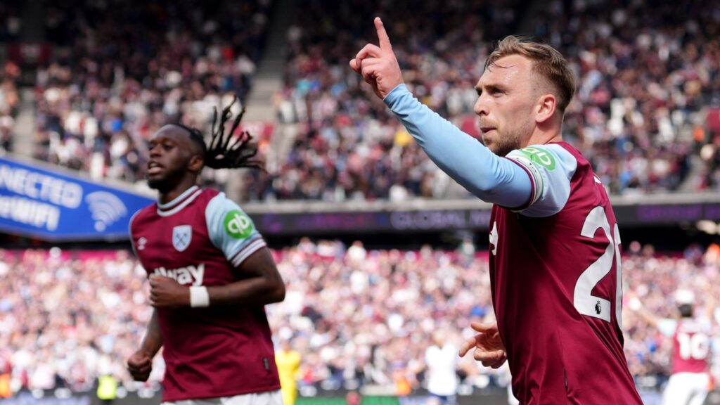West Ham and Spurs ends in a draw LIVE!